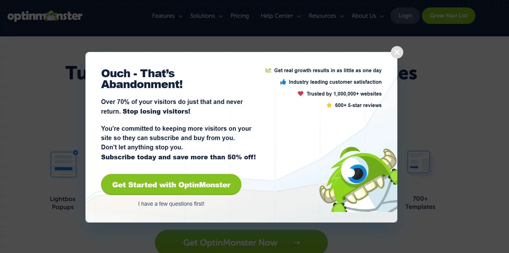 exit intent technology to generate more leads